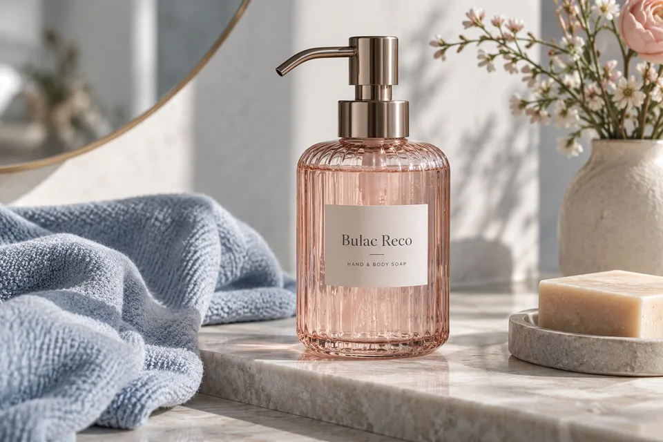 Petal Hand Wash collection concept in soft natural light